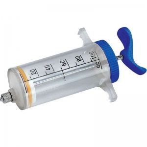 Cette seringue doseuse à piston de 100mL...