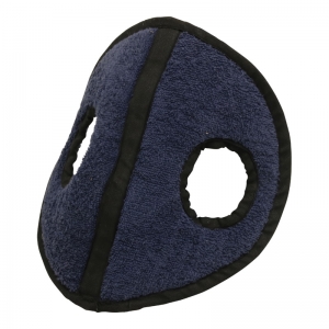 Ce bonnet de chaleur en tissu éponge bleu pour pur sang...