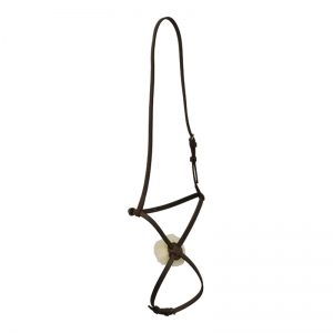 Ce noseband d'exercice et de course croisé de 12 mm est...